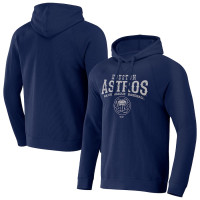 Men's Houston Astros Darius Rucker Collection Waffle-Knit Raglan Pullover baseball Hoodie - Navy