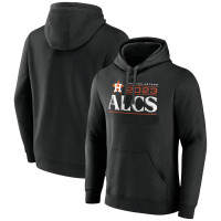 Men's Houston Astros Baseball 2023 Division Series Winner Locker Room Pullover baseball Hoodie - Black