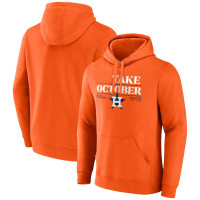 Men's Houston Astros Baseball 2023 Postseason Locker Room Pullover baseball Hoodie - Orange Men's Houston Astros Baseball 2023 Postseason Locker Room Pullover baseball Hoodie - Orange