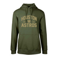 Men's Houston Astros Levelwear Podium Line Up Pullover baseball Hoodie - Green