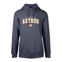 Men's Houston Astros Levelwear Podium Team Arch Pullover baseball Hoodie - Navy