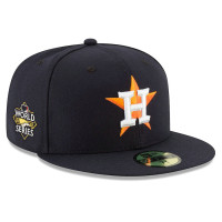 Men's Houston Astros New Era 2022 World Series Side Patch 59FIFTY Fitted Hat - Navy