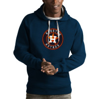 Men's Houston Astros Antigua Victory Pullover baseball Hoodie - Navy