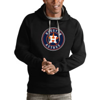 Men's Houston Astros Antigua Victory Pullover Team Logo baseball Hoodie - Black