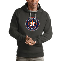 Men's Houston Astros Antigua Victory Pullover Team Logo baseball Hoodie - Charcoal
