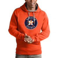 Men's Houston Astros Antigua Victory Pullover Team Logo baseball Hoodie - Orange Men's Houston Astros Antigua Victory Pullover Team Logo baseball Hoodie - Orange