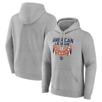 Men's Houston Astros Baseball 2022 American League Champions Locker Room Pullover baseball Hoodie - Heather Gray