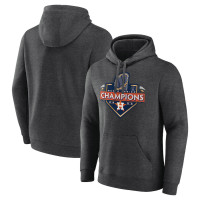 Men's Houston Astros Baseball 2022 World Series Champions Locker Room Pullover baseball Hoodie - Heather Charcoal