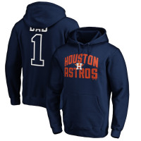 Men's Houston Astros Baseball Father's Day #1 Dad Pullover baseball Hoodie - Navy
