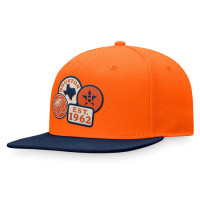 Men's Houston Astros Baseball Heritage Patch Fitted Hat - Orange/Navy