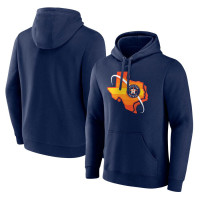 Men's Houston Astros Baseball Paint the Black Pullover baseball Hoodie - Navy