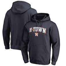 Men's Houston Astros H Town Hometown Pullover baseball Hoodie - Navy