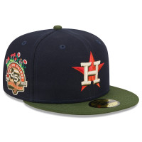 Men's Houston Astros New Era Sprouted 59FIFTY Fitted Hat - Navy