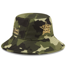Men's Houston Astros New Era 2022 Armed Forces Day Bucket Hat - Camo