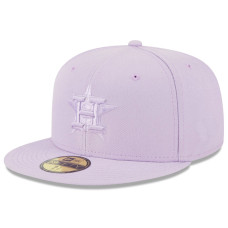 Men's Houston Astros New Era 2023 Spring Color Basic 59FIFTY Fitted Hat - Lavender