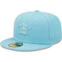 Men's Houston Astros New Era Color Pack 59FIFTY Fitted Hat - Light Blue 