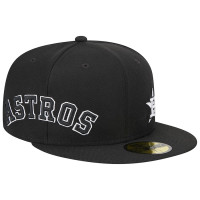 Men's Houston Astros New Era Jersey 59FIFTY Fitted Hat - Black