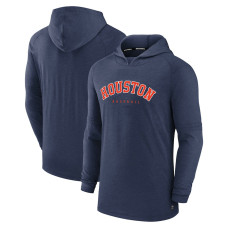 Men's Houston Astros Authentic Collection Early Work Tri-Blend Performance Pullover baseball Hoodie - Heather Navy Men's Houston Astros Authentic Collection Early Work Tri-Blend Performance Pullover baseball Hoodie - Heather Navy