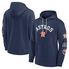 Men's Houston Astros Rewind Lefty Pullover baseball Hoodie - Navy