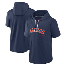Men's Houston Astros Springer Short Sleeve Team Pullover baseball Hoodie - Navy