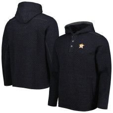 Men's Houston Astros Tommy Bahama Queensland Quilted baseball Hoodie - Black