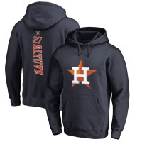 Men's Jose Altuve Houston Astros Baseball Backer Pullover baseball Hoodie - Navy