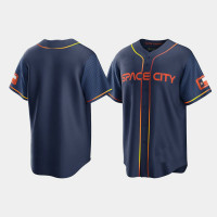 Houston Astros # Replica 2022 City Connect Men's Jersey - Navy