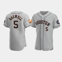Men's Houston Astros Jeff Bagwell 60th Anniversary Authentic Gray Jersey