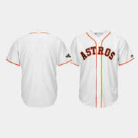 Men's Houston Astros 2019 Postseason White Official Cool Base Jersey