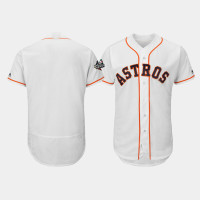 Men's Houston Astros White 2019 World Series Bound Authentic Flex Base Jersey