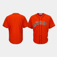 Houston Astros Orange Cooperstown Collection Replica Big & Tall Jersey Men's