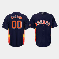 Houston Astros Men's #00 Custom 2019 Postseason Navy Official Cool Base Jersey Houston Astros Men's #00 Custom 2019 Postseason Navy Official Cool Base Jersey