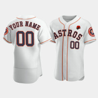 Men's Houston Astros #00 Custom White 2021 Memorial Day Authentic Jersey Men's Houston Astros #00 Custom White 2021 Memorial Day Authentic Jersey