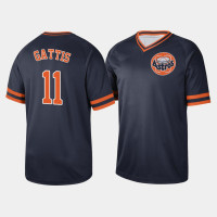 Men's Houston Astros Evan Gattis #11 Navy Cooperstown Collection V-Neck Legend Jersey