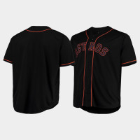 Men's Houston Astros Black Fashion Majestic Big & Tall Jersey