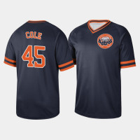 Men's Houston Astros Gerrit Cole #45 Navy Cooperstown Collection V-Neck Legend Jersey Men's Houston Astros Gerrit Cole #45 Navy Cooperstown Collection V-Neck Legend Jersey
