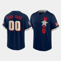 Custom Houston Astros Navy 2021 All-Star Game Replica Jersey