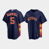 Men's Houston Astros #5 Jeff Bagwell Navy Replica Alternate Jersey