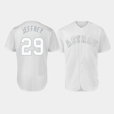 Men's Houston Astros Authentic #29 Joe Biagini 2019 Players' Weekend White Jeffrey Jersey