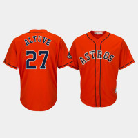 Men's Houston Astros #27 Jose Altuve 2019 World Series Bound Cool Base Orange Jersey Men's Houston Astros #27 Jose Altuve 2019 World Series Bound Cool Base Orange Jersey