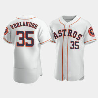 Men's Houston Astros #35 Justin Verlander White Authentic Jersey Men's Houston Astros #35 Justin Verlander White Authentic Jersey