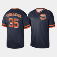 Men's Houston Astros Justin Verlander #35 Navy Cooperstown Collection V-Neck Legend Jersey