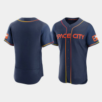 Houston Astros Men's Navy Authentic 2022 City Connect Jersey