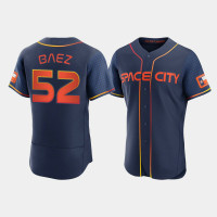 Houston Astros Pedro Baez Men's Navy Authentic 2022 City Connect Jersey