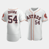 Men's Houston Astros #54 Roberto Osuna White Authentic Jersey Men's Houston Astros #54 Roberto Osuna White Authentic Jersey