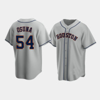 Men's Houston Astros #54 Roberto Osuna Gray Replica Road Jersey Men's Houston Astros #54 Roberto Osuna Gray Replica Road Jersey
