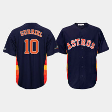 Houston Astros Men's #10 Yuli Gurriel 2019 Postseason Navy Official Cool Base Jersey