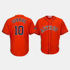 Men's Houston Astros #10 Yuli Gurriel 2019 World Series Bound Cool Base Orange Jersey