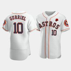 Men's Houston Astros #10 Yuli Gurriel White 2021 Memorial Day Authentic Jersey