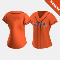Women's Houston Astros Orange Replica 2020 Alternate Jersey